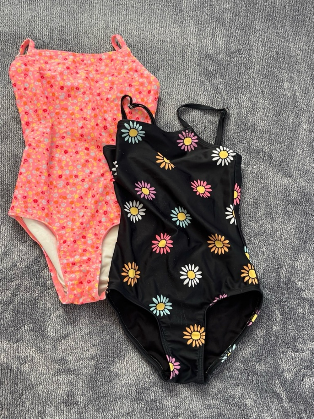 Old Navy Girls One-Piece Swimsuit Set - Black, Pink, Yellow, White, Blue